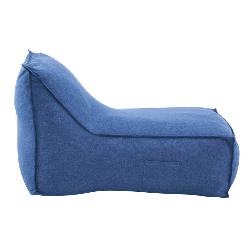 Christopher Knight Home- Carter Outdoor Fabric Bean Bag Lounge Chair