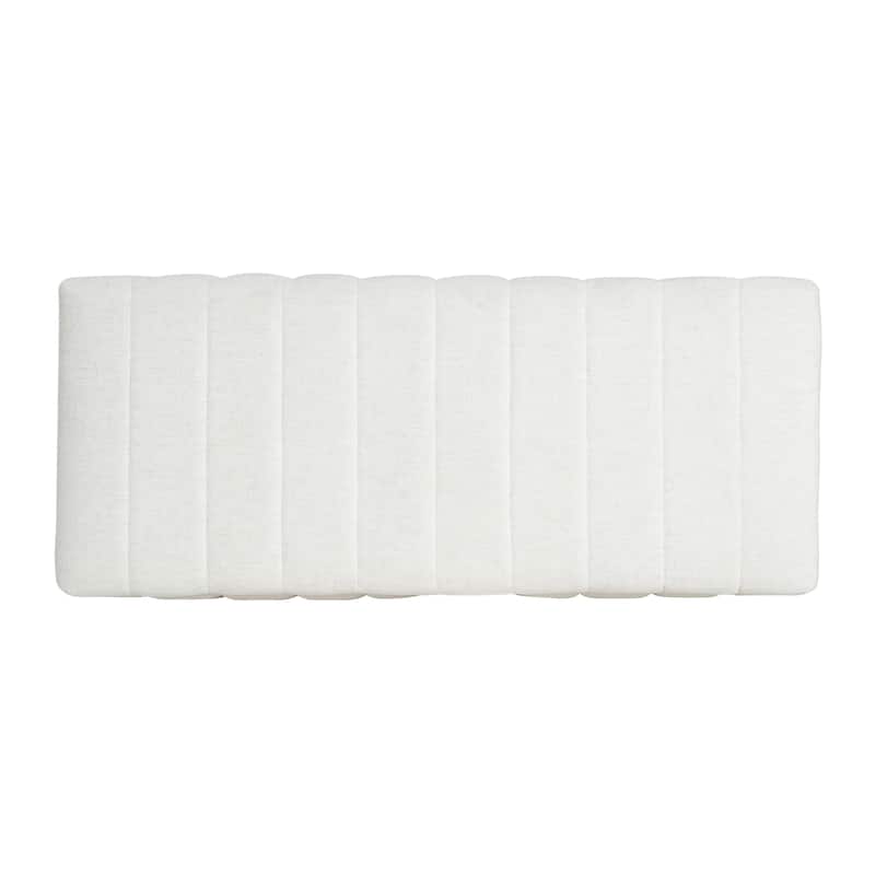 Christopher Knight Home - Beige Performance Fabric Upholstered Storage Bench with Wood Frame