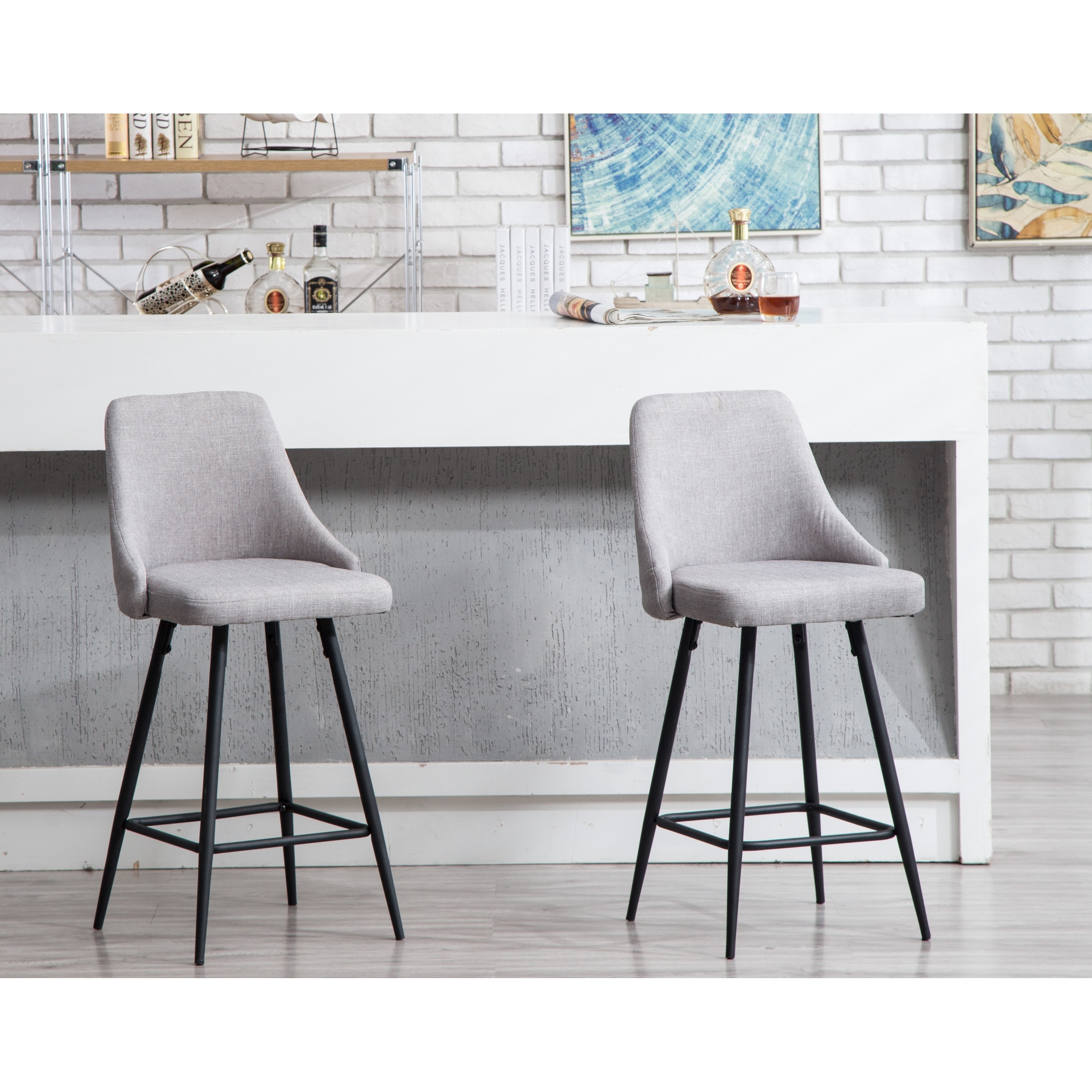 Gray pub chairs deals