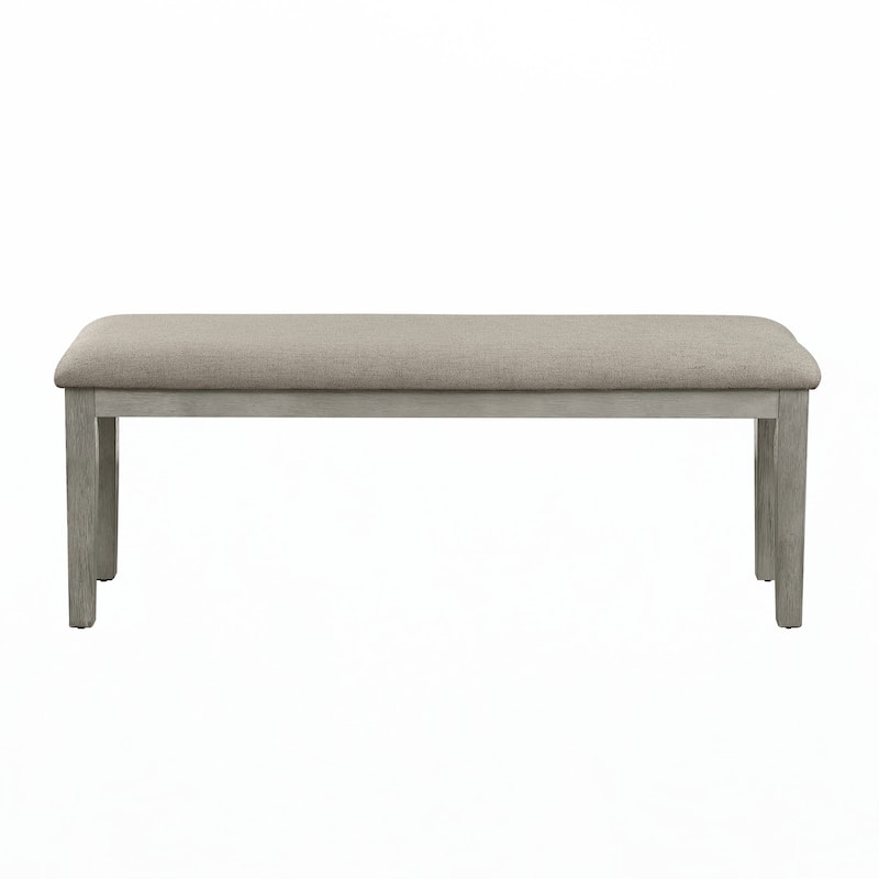 Fabric Upholstered Seat 1pc Bench