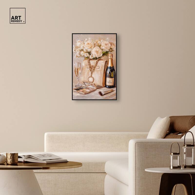 Make Up Drinks and Glam Canvas by Art Remedy