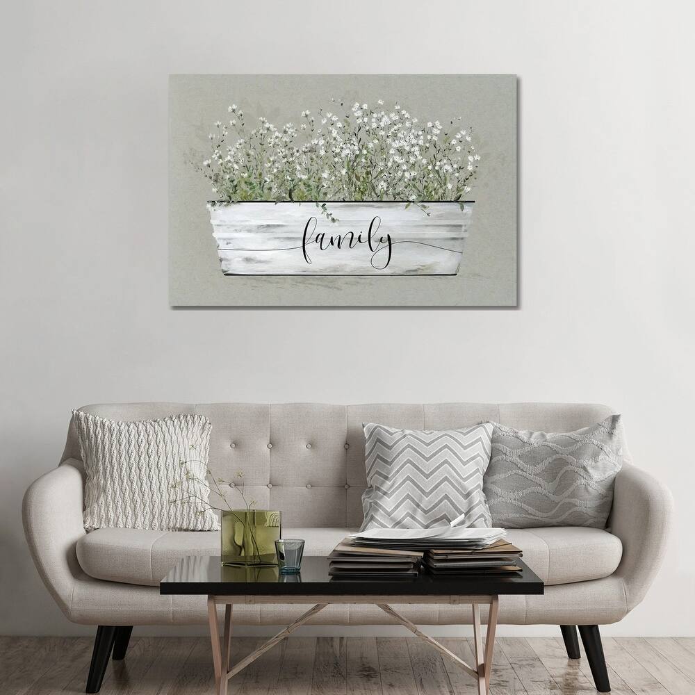 iCanvas "Bouquet Of Grace Bucket Family" by Carol Robinson Canvas Print