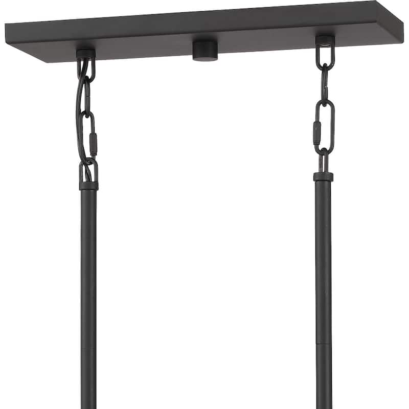 Coda 16-Light Island Chandelier in Matte Black