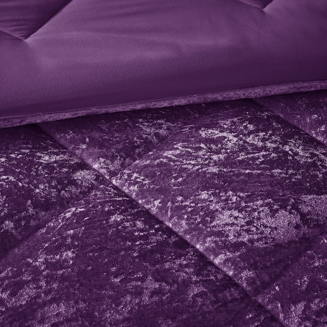 Isabel Velvet Comforter Set by Intelligent Design