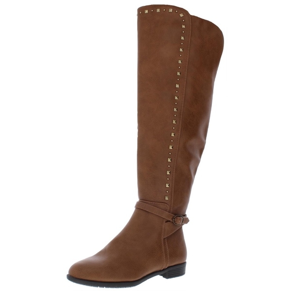 Shop Rialto Womens Ferrell Riding Boots Leather Knee-High - On Sale - Overstock - 29167049