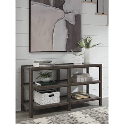 Signature Design by Ashley Kallenny Brown/Gray Sofa Table - 52"W x 17"D x 28"H
