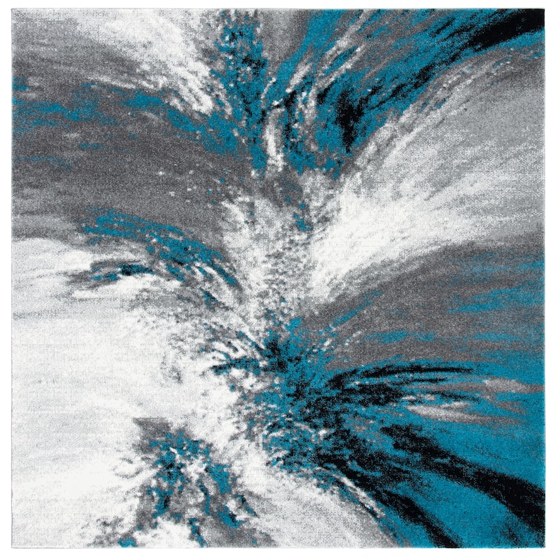 SAFAVIEH Glacier Latrina Modern Abstract Rug - 11' x 15' - Blue/Grey
