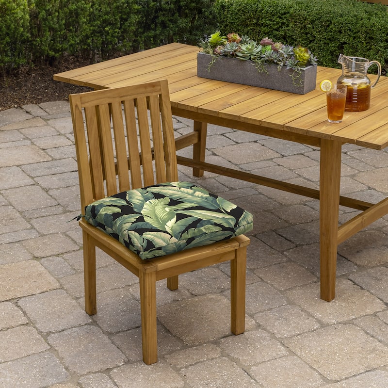 ARDEN Outdoor Plush Modern Tufted Seat Cushion, 20 x 20