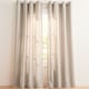 preview thumbnail 10 of 55, EXCLUSIVE HOME Loha Linen Grommet Top Curtain Panel Pair 52x108 - Beige