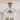 11.81" 3-Light E12 Semi-Flush Mount Ceiling Light, Clear Glass Shade