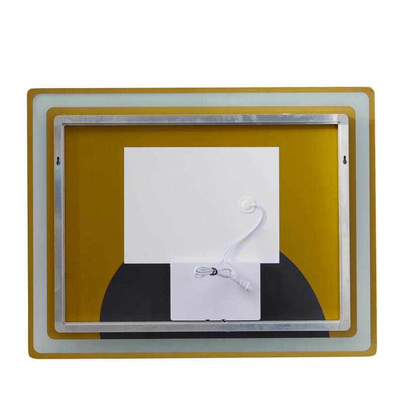Clear Glass Modern Rectangle LED Mirror - MULTIPLE SIZES