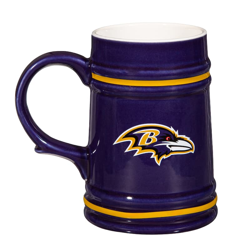 Baltimore Ravens 24 oz Ceramic Stein Mug