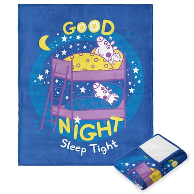 Hasbro Peppa Pig Silk Touch Throw Blanket