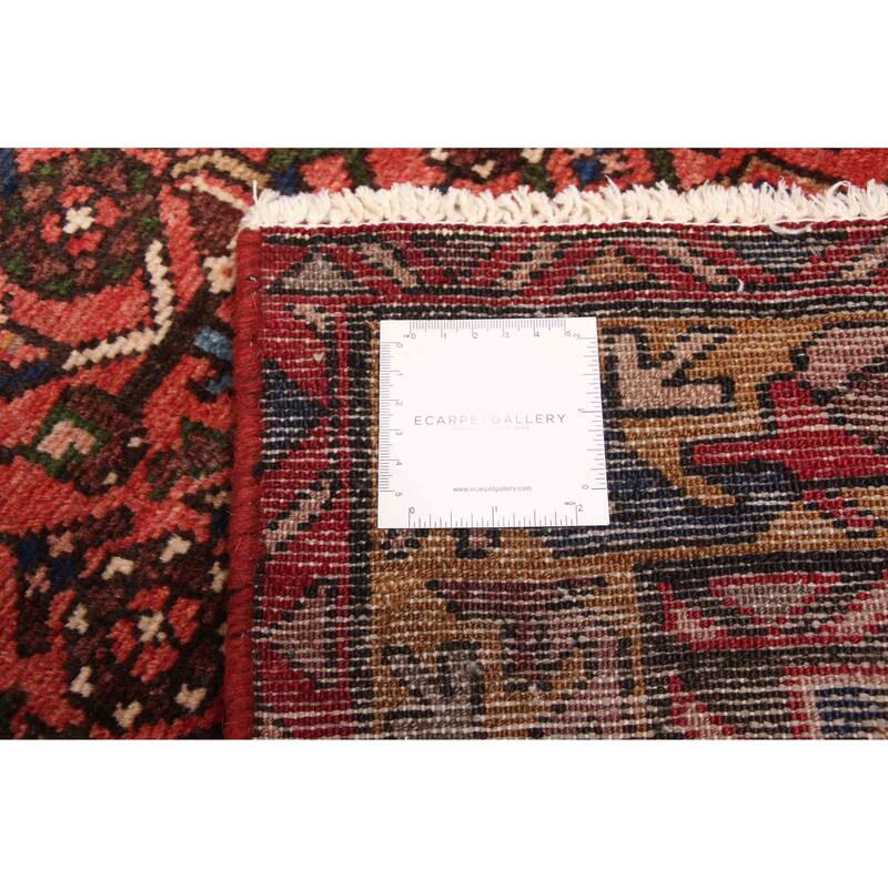 ECARPETGALLERY Hand-knotted Andelz Red Wool Rug - 3'7 x 9'9