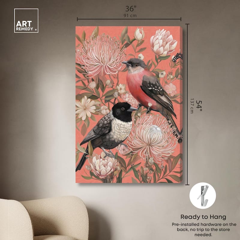 Protea Paradise Canvas by Art Remedy, Gallery Wrapped