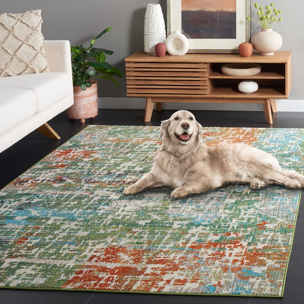 SAFAVIEH Madison Evangelina Modern Abstract Rug