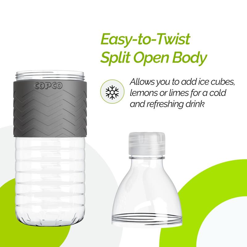 Copco 3 Pack Hydra Tritan Water Bottles - 16.9 oz