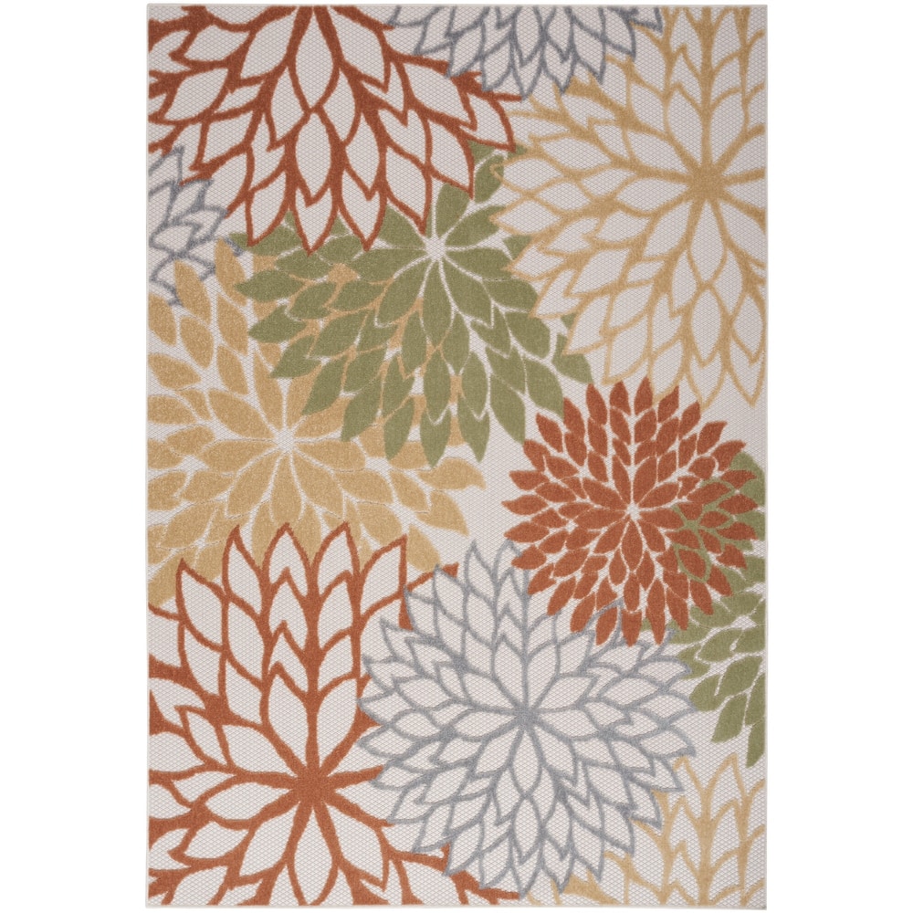 Nourison Aloha Floral Modern, Indoor/Outdoor Area Rug