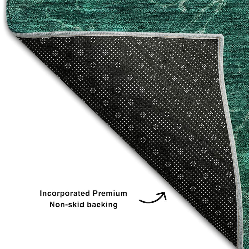 Premium Washable Super Soft Modern Floral Mayfield Rug