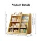 preview thumbnail 14 of 21, Kids Bookshelf and Toy Storage Organizer with Adjustable Shelves for Playroom, Nursery, and More