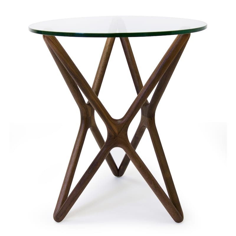 Starlight Side Table - American Ash Stained Walnut