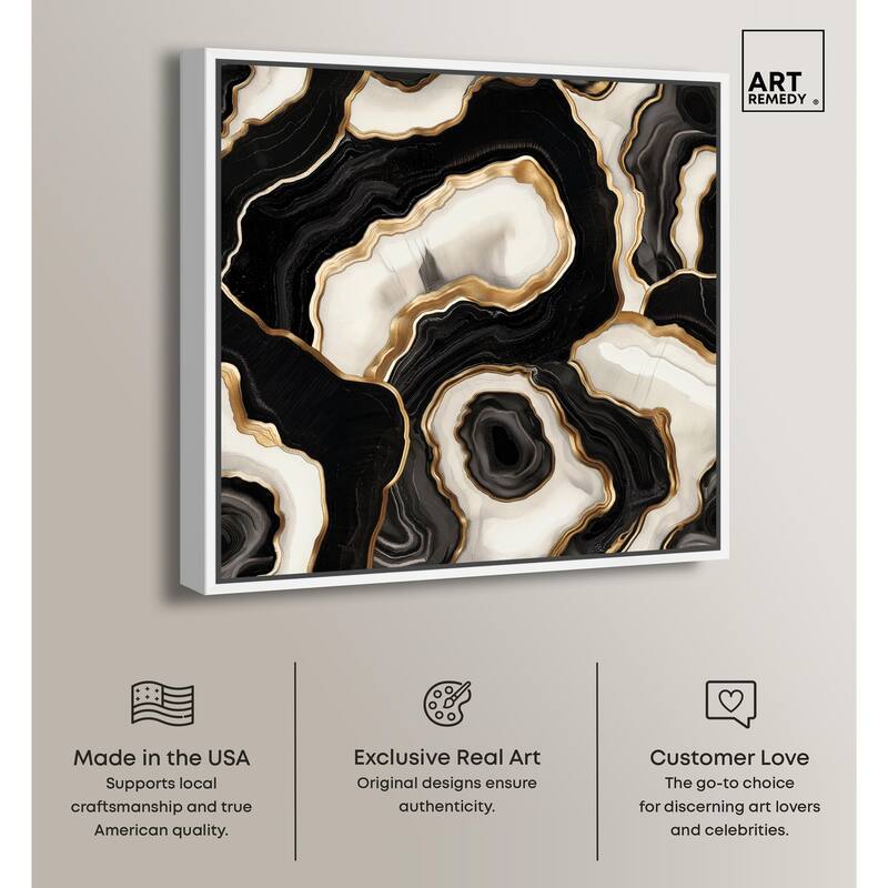 Coal Core Canvas by Art Remedy