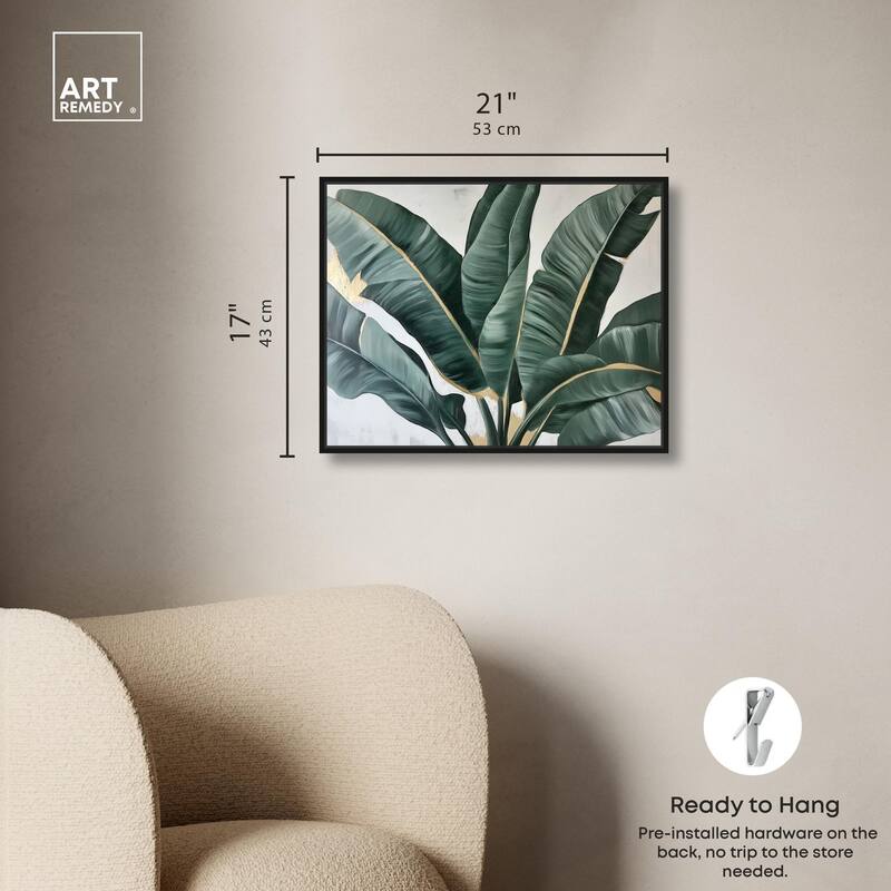 Jungle Jewel Jade II Canvas by Art Remedy
