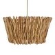 preview thumbnail 5 of 4, Uttermost 21395 Rhea 4 Light 30" Wide Wood Pendant