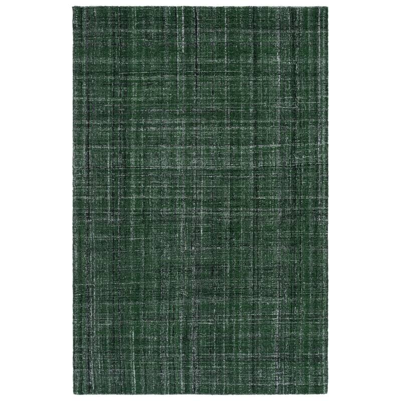 SAFAVIEH Handmade Abstract Cliff Rug - 4' x 6' - Dark Green