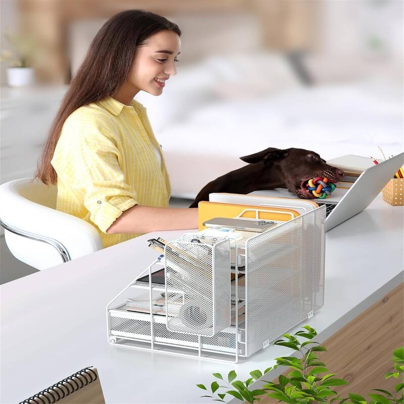 Office Desk Organizer - 11.97"D x 14.17"W x 11.02"H