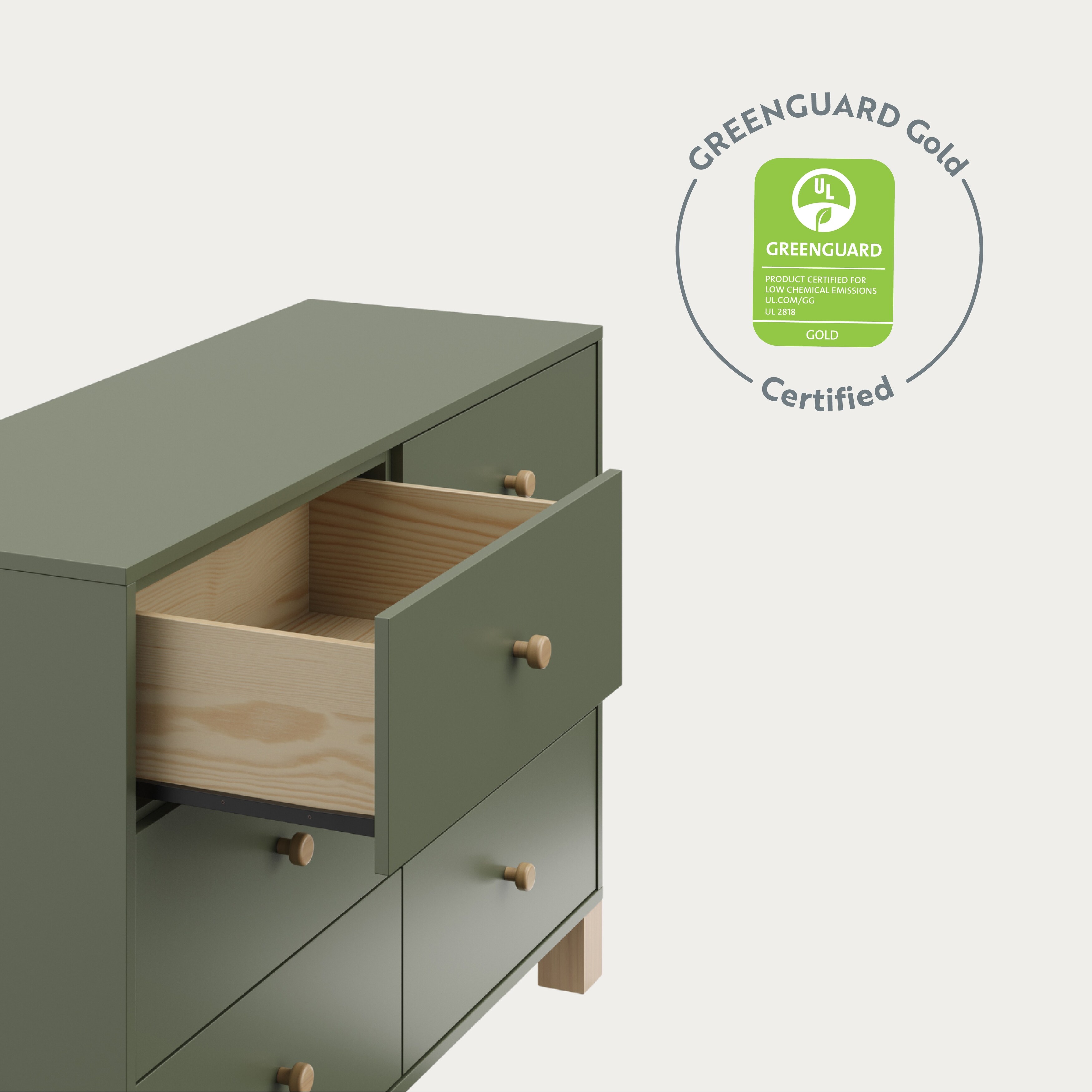 Greenguard gold certified dresser shop