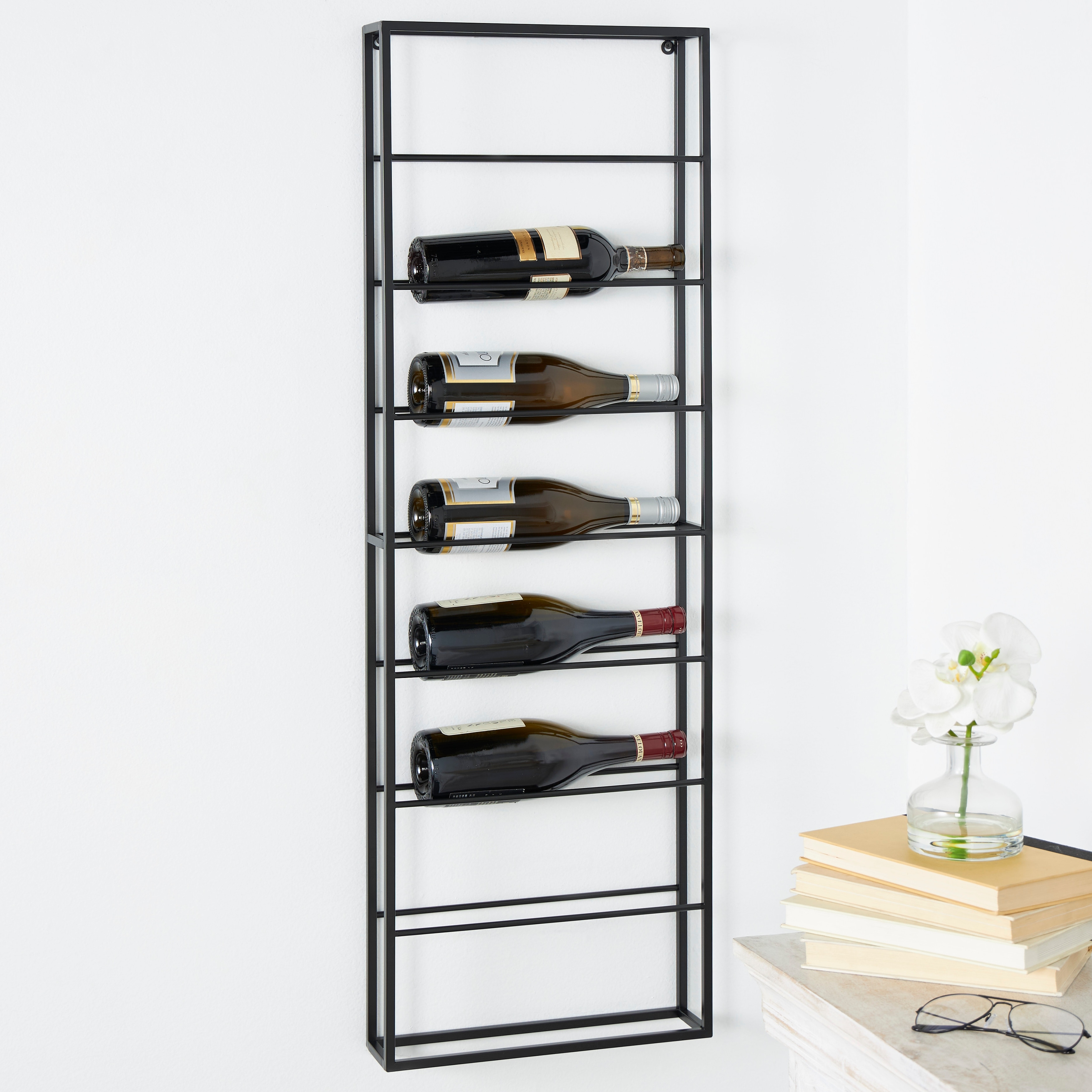Wine racks black 2025