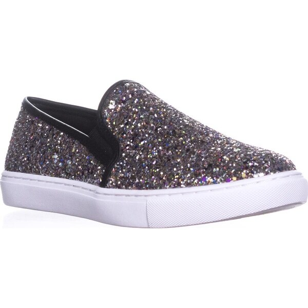 steve madden glitter slip on sneakers