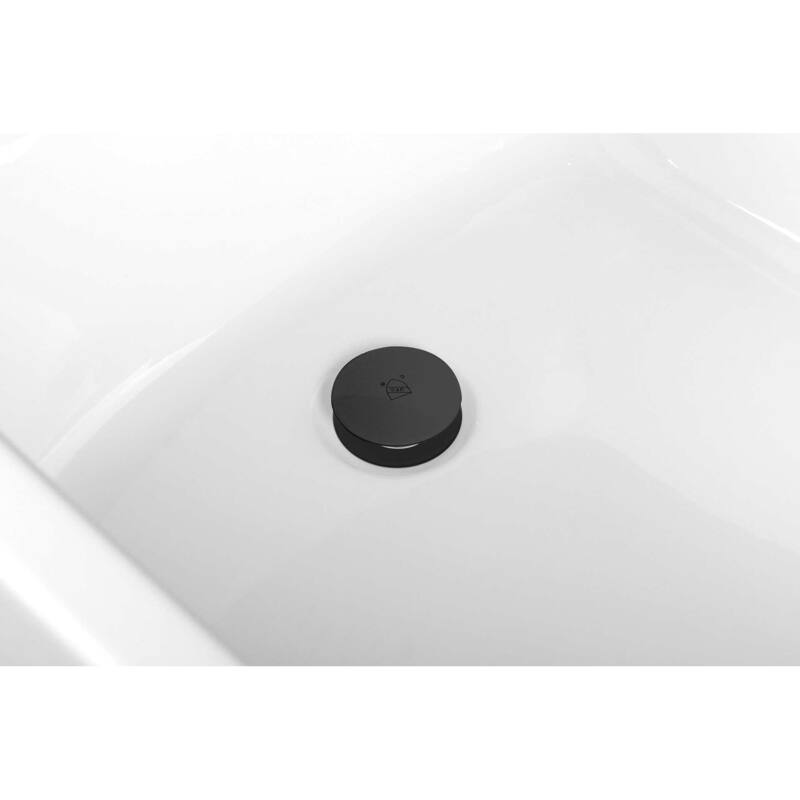 Peter Soaking Single Slipper Rectangular Bathtub in Glossy White