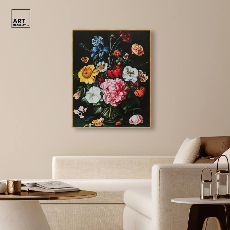Violet Vignette I Canvas by Art Remedy