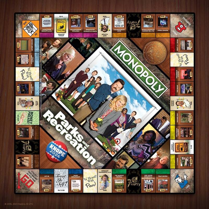 Monopoly Parks and Recreation Edition Board Game, Ages 8+