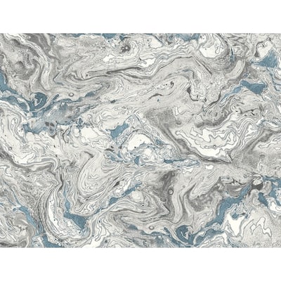 Luxe Haven Faux Marble Peel and Stick Wallpaper