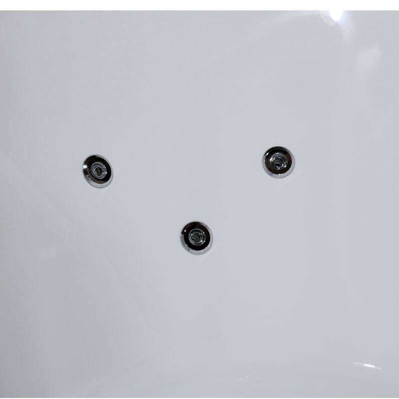 A&E Bath Ovid 67-inch Right-Hand Alcove Jetted Tub