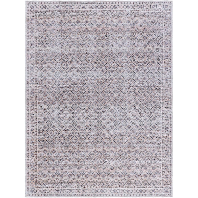 Livabliss Vinny Washable Traditional Area Rug