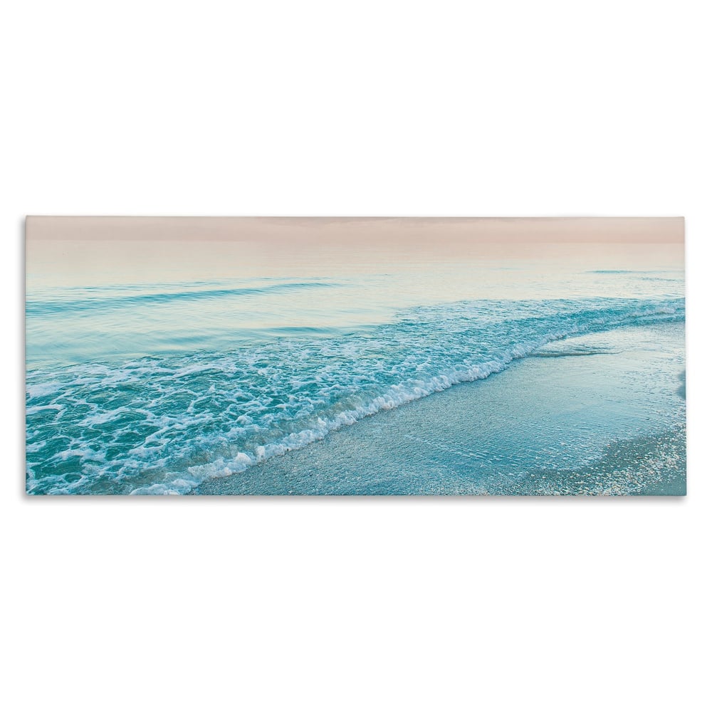 Stupell Luminous Sunset over Beach Canvas Wall Art Design By Mary Lou Johnson