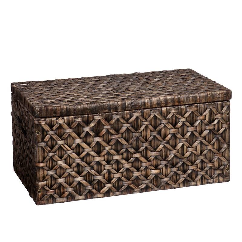 HomeRoots 38" Brown Manufactured Wood And Metal Rectangular Coffee Table - 37.75
