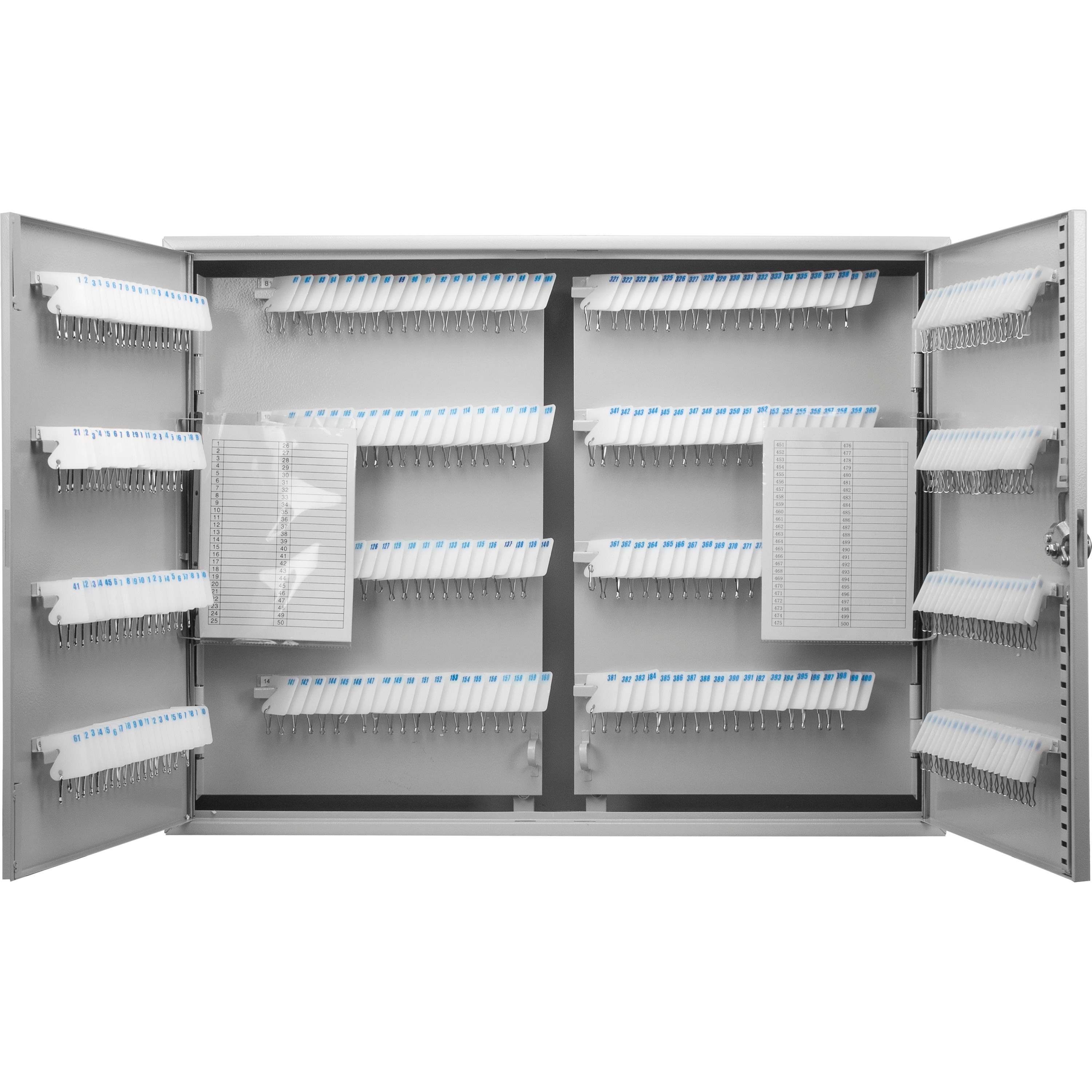 480-Key Cabinet With Key Lock White Tags