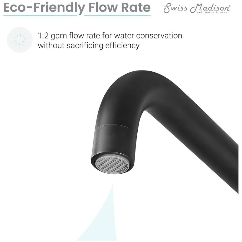 Swiss Madison SM-BF65 Ivy Single-Handle Wall Mount Bathroom Faucet