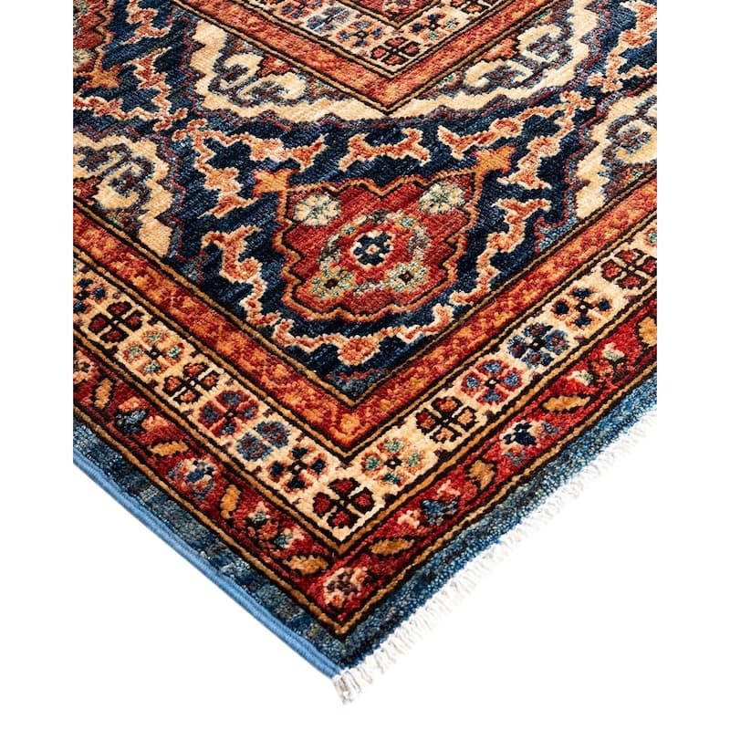 Serapi One-of-a-Kind Hand-Knotted Area Rug - Light Blue, 8' 3" x 9' 11" - 8' 3" x 9' 11"