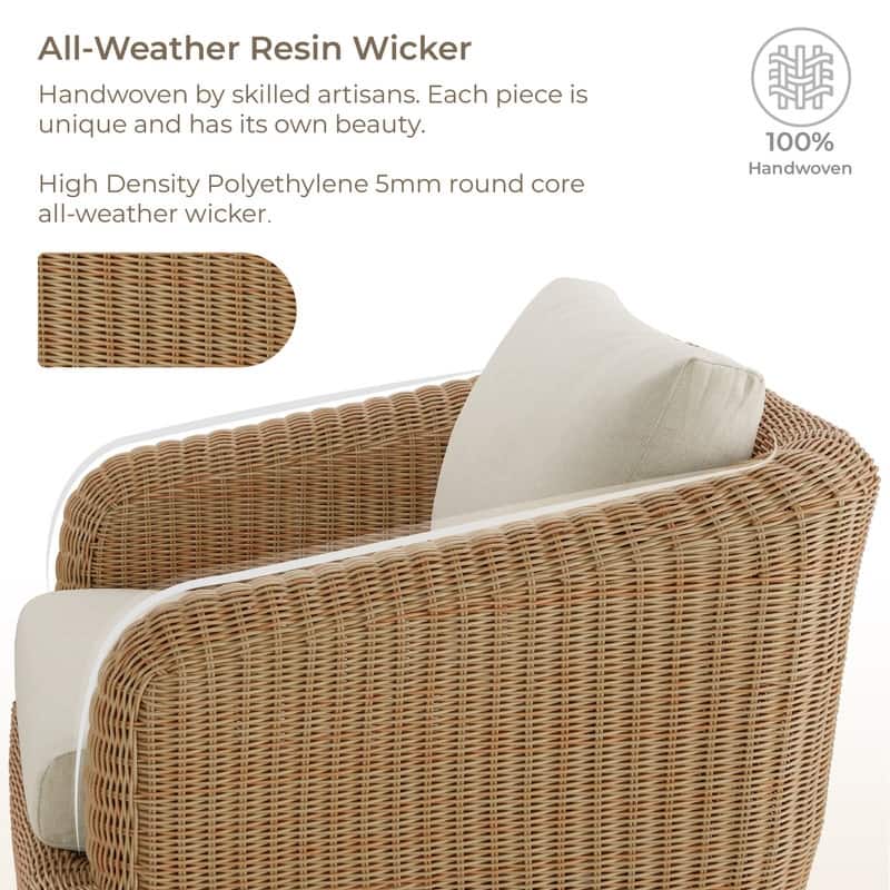 Patio Wicker Furniture Set Outdoor Rattan Bistro Set