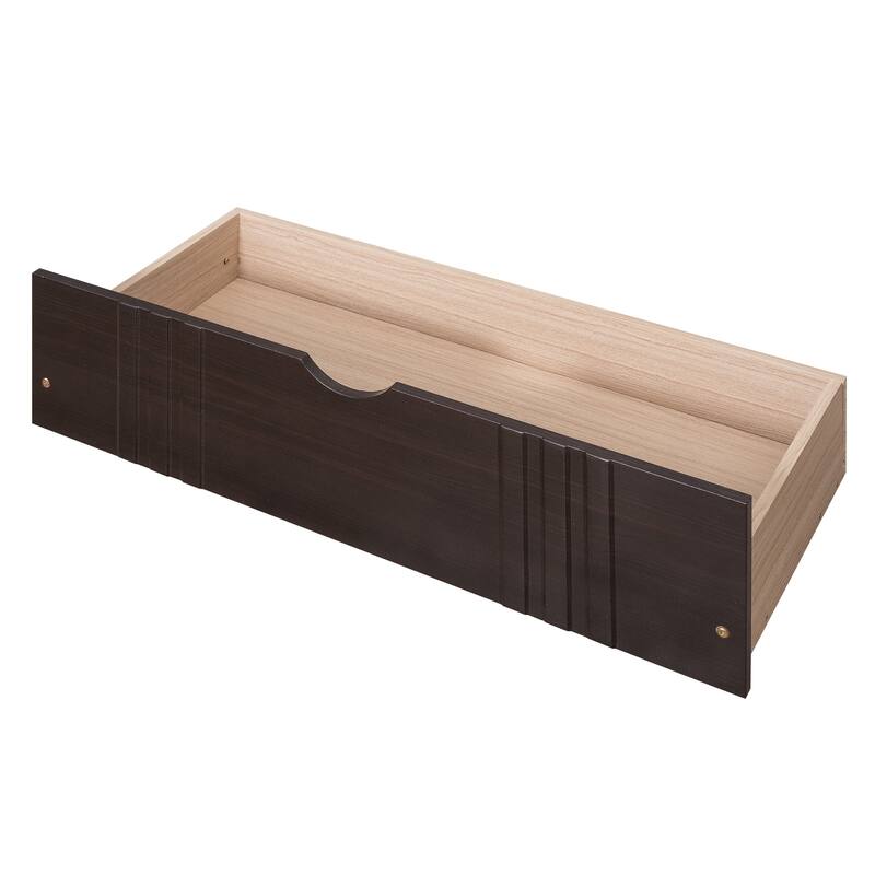 Space-Saving Twin Daybed with Storage Drawers - Sturdy Pine Wood Frame