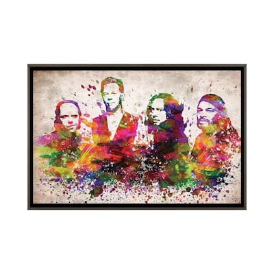 iCanvas "Metallica" by Aged Pixel Framed