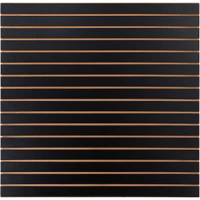 Slatwall Panels, Black Garage Wall Panels, Heavy Duty Garage Wall Organizer Panels Display for Retail Store, Garage Wall
