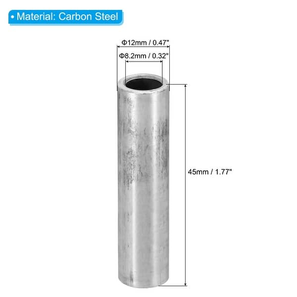 Lot De 5 Entretoises Métal Inox M8 - 8.2mm Intérieur X 12mm Extérieur X 5mm Long - Neuf Uxcell