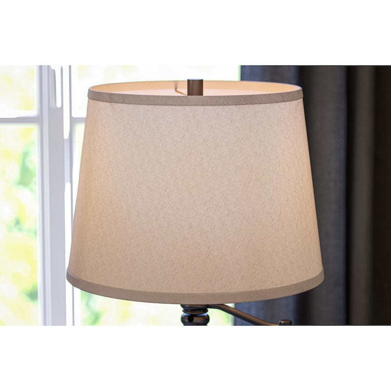 Kenroy Home Riverside Swing Arm Floor Lamp - Copper Bronze